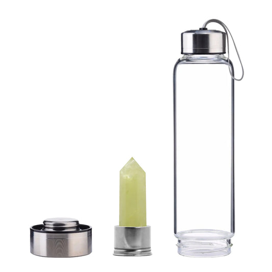 Citrine Crystal Water Bottle